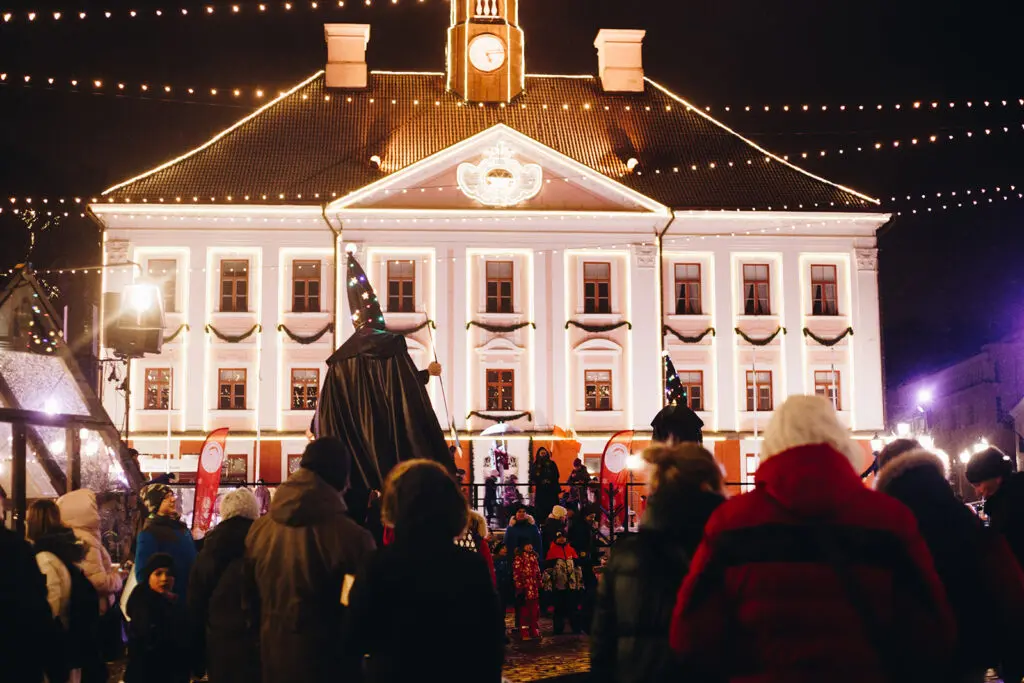 Jõululinn Tartu IV advendi tseremoonia 2021. Foto: Ekvilibrist